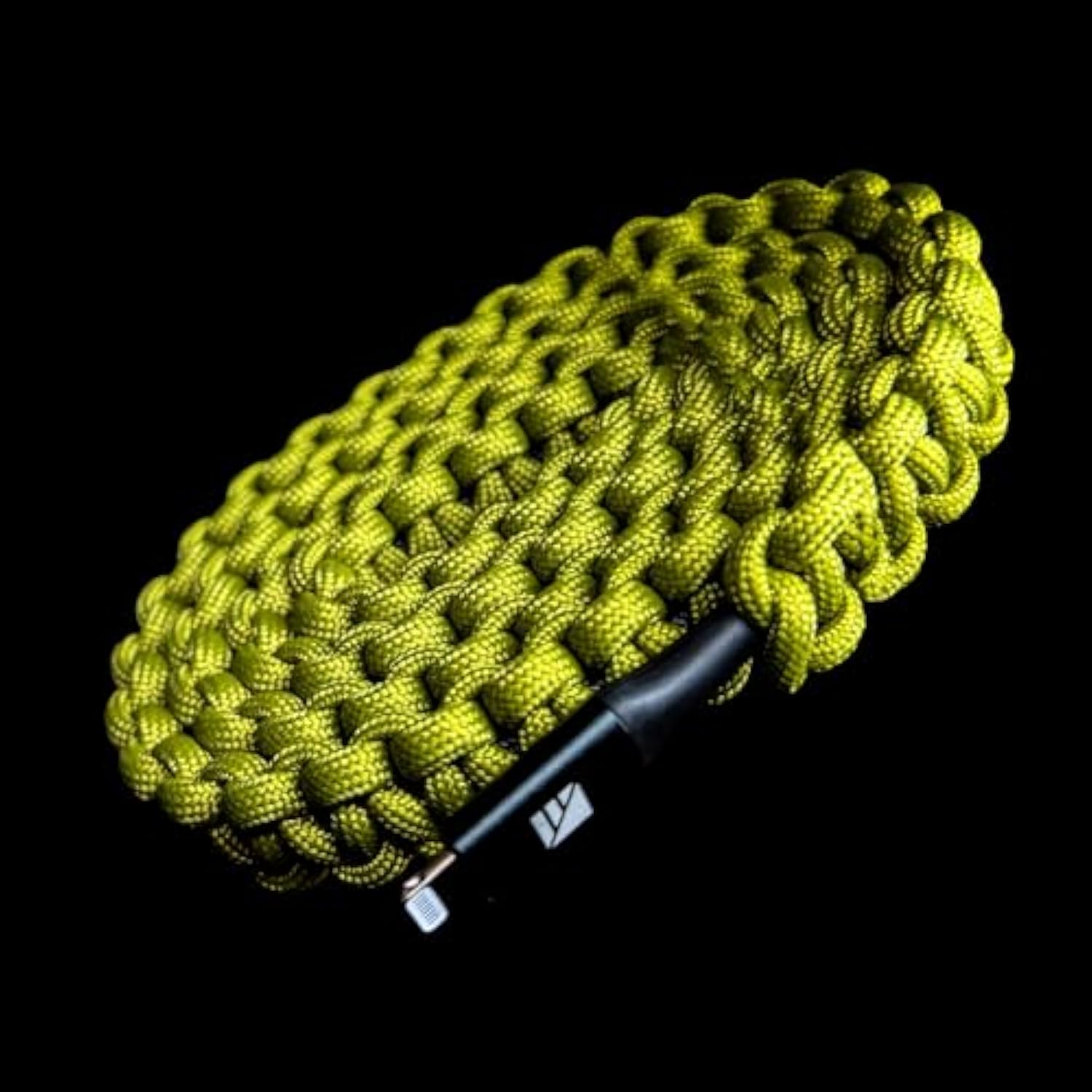 Darrk Energy Lightning to C Paracord Cable & USB C to C Paracord Cable (18W, Green)