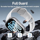 3-Pack For Redmi Watch 5 Active Case, [Anti-Scratch] Tempered Glass Screen Protector, All-Round Hard Pc Protective Cover Bumper -Black+Clear+Blue