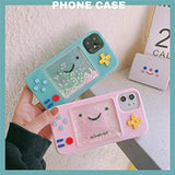 Squishy 3D Cartoon Game Shape Case Compatible With Iphone 16, Creative Liquid Stars Funny Play Case Soft Rubber Protective Cover (Blue, Iphone 16)