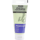 Pebeo - Acrylic Fine Studio Acrylics - Phosphorescent Gel Yellow - Phosphorescent Gel Yellow 100ml/3.38oz