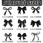 Black Bow Birthday Decorations Honeycomb Centerpieces, 9Pcs Black Coquette Birthday Decorations For Table 3D Bow Birthday Decorations Coquette Baby Shower Decorations For Bow Birthday Baby Shower