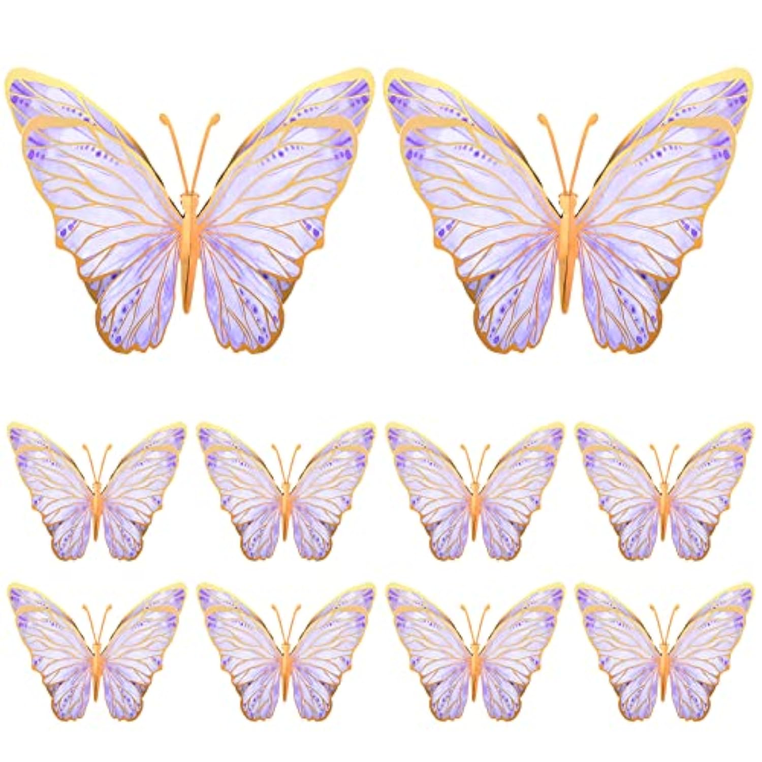 10 Pieces Butterfly Centerpieces For Tables Butterfly Party Decoration