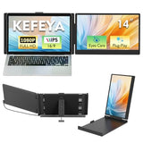 Laptop Screen Extender, 14" 1080P Fhd Ips Laptop Monitor Extender For Home Office, Dual Travel Monitor For Laptops 13-17.3", Usb-C Hdmi Plug-Play For Macos Windows Ps Switch Xbox Phone Pad