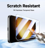 2 Pack for  Galaxy S23 Plus/ S23+ (6.6 Inch) Screen Protector Tempered Glass, Bubble Free with Auto Dust-Elimination Installation, Anti