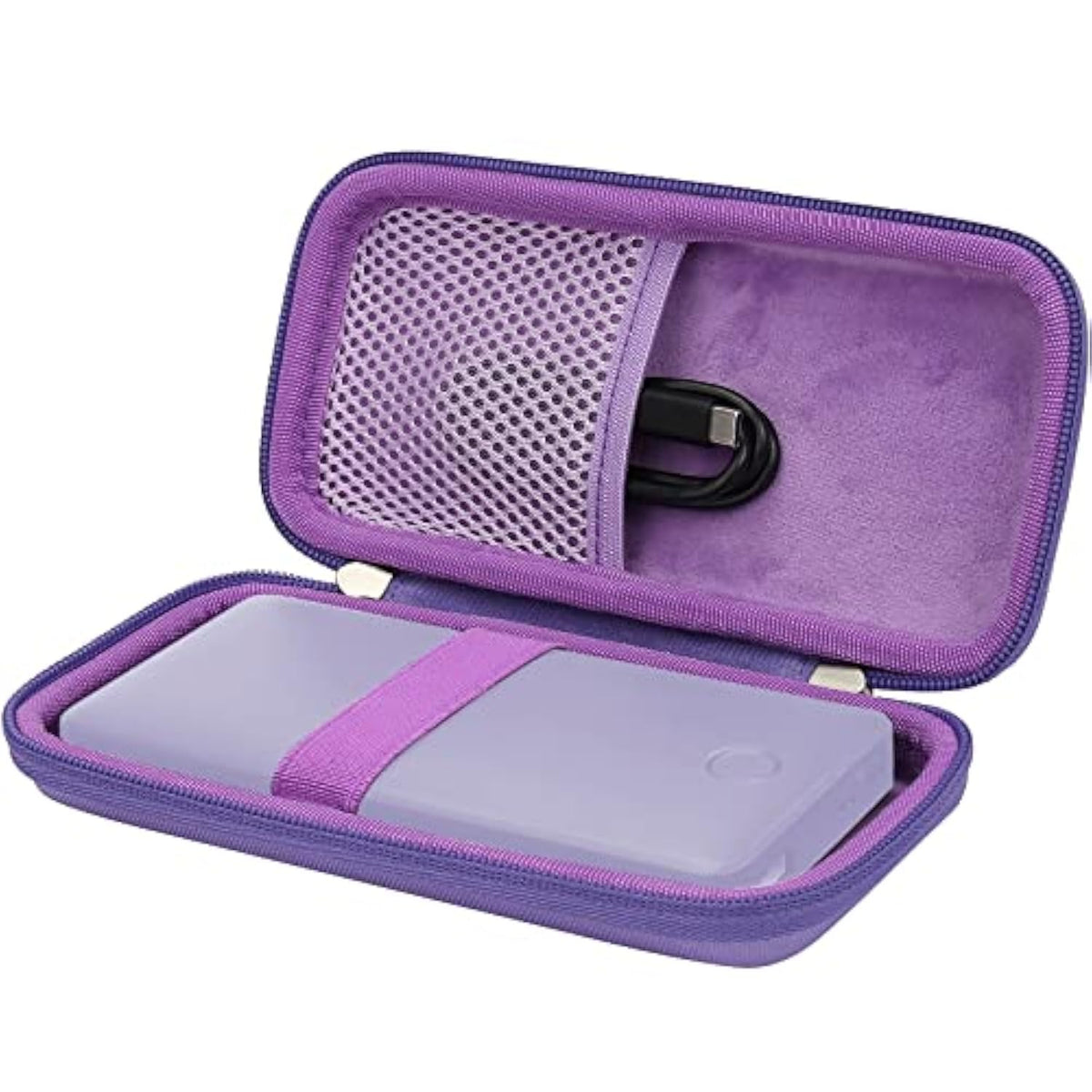Hard Travel Case Replacement For Anker 325/535 Power Bank Powercore 20K Portable Charger 20000Mah, Case Only (Purple)