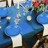 100 Count Blue Paper Plates, Napkins, And Forks - Disposable Party Tableware Set For Wedding, Birthday, Bridal Shower, Baby Shower - Serves 25