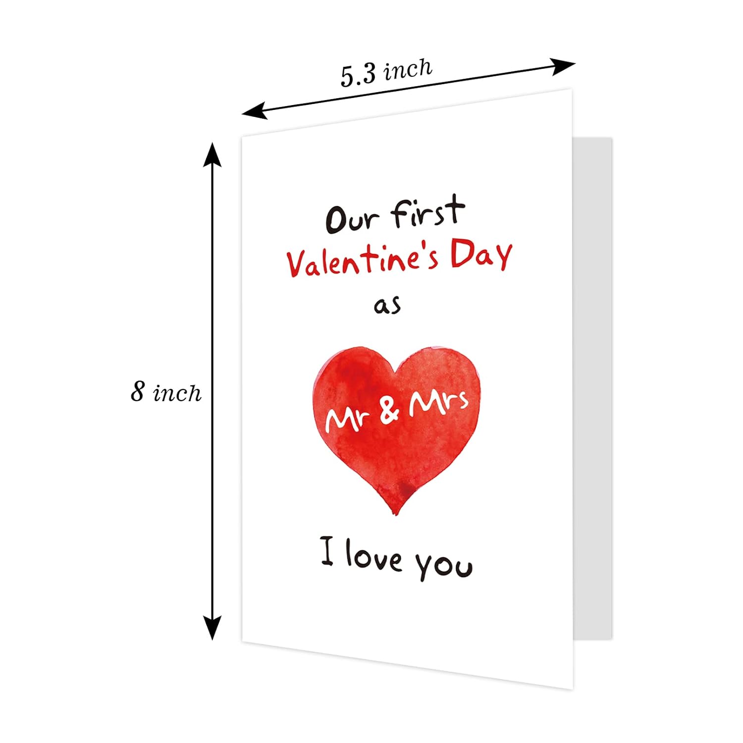 First Valentine'S Day Card For Couples, Sweet 1St Valentine'S Day Greeting Card