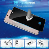 [2+2 Pack] Privacy Screen Protector Compatible With Galaxy S25 Edge 5G, Tempered Glass With Camera Lens Protector - Hd Clear - Bubble-Free - Anti-Spy - Scratch Resistant - Full Coverage