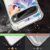 Pixel 9 Pro XL Case, Floral, Flexible TPU, Screen Protector, Colorful Design