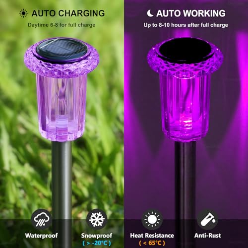 Solar Halloween Lights Outdoor Waterproof 10 Pack Halloween Decor