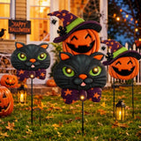 Halloween Yard Stakes, Metal Halloween Yard Signs