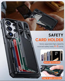for  Galaxy S26 Ultra Case Wallet RFID [Cards Holder][Camera Cover][Edge Raised] Full Body Rugged Shockproof Silicone Phone Case for Galaxy