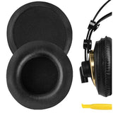 Geekria QuickFit Replacement Ear Pads for AKG K 240/ 240S/ 240MKII, K 241/270/ 271/ 271S/ 272/52/ 72/92/ 242/340/ 550/551/ 553S, M220 Headphones, Ear Cushions (Black)