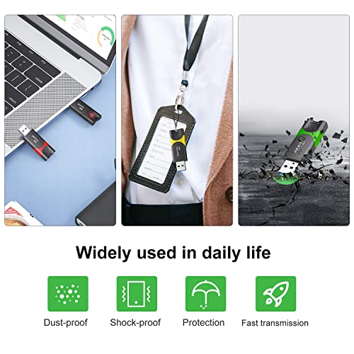 Flash Drive 64Gb Thumb Drive 5 Pack 64 Gb Usb Flash Drive Usb 2.0 Memory Stick 64G Thumb Drives Jump Drive Data Storage (64Gb, 5 Mixed Colors)