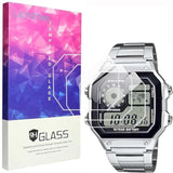 Ae-1200Wh Watch Screen Protector, [3 Pack] 9H Tempered Glass Screen Protector Film Compatible For Ca-Sio Ae-1200, Ae-1200Wh, Ae-1300 (3 Pack)