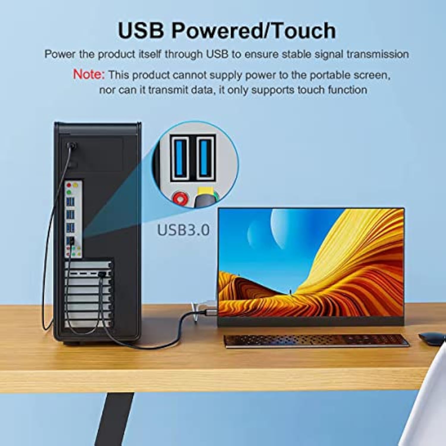 Displayport To Usb C Cable 6.6Ft 4K@60Hz With Usb Cable Adapter,Dp Male To Typ