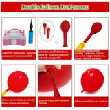 Christmas Balloon Garland Double Stuffed Sage Olive Green Red Gold Pearl White Sand Balloon Arch Kit Cane Santa Claus Balloons For Birthday New Year Xmas Christmas Eve Party Decorations