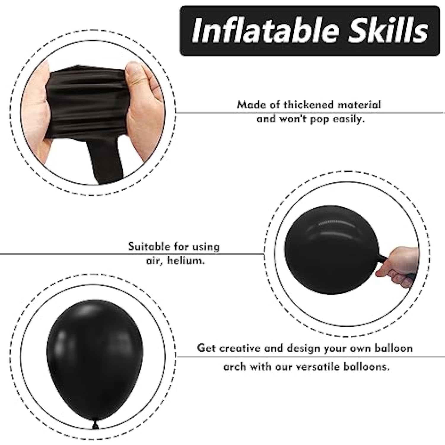 Red Latex Balloon Arch Kit, 102Pcs 18In 12In 10In 5In Arch Garland For