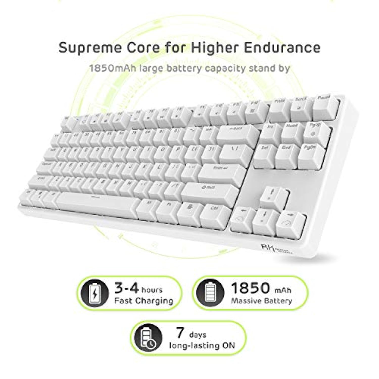 Rk87 Sink87G Rgb 80% Mechanical Keyboard, Wireless 2.4G Tenkeyless Mechanical