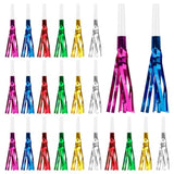 24Pc Gold Noise Makers Party Blowers Birthday Christmas New Year Favors