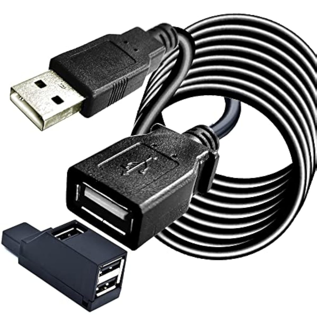 Long Usb 2.0 Extension Cable 30Ft With Hub,Long Usb2.0 A Male To Female,Usb A Cable Extension Cord,Usb 2.0 A Data Transfer Extender Usb Cable? Usb2.0 A Connector For Usb Flash Drive/Hard Drive