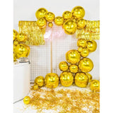 Gold Foil Balloons, 14 Pcs Gold Mylar Balloons For Party Decorations, 22/18/10 Inch Large Foil Balloon For Birthday, Engagement, Graduations Balloon For Graduations Decorations 2025
