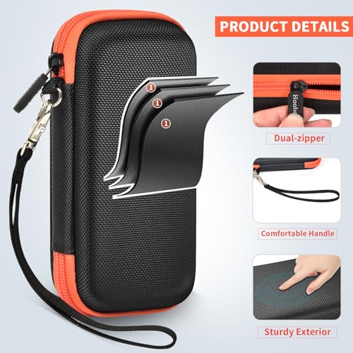 Case Compatible With Simo Solis Go 4G Mobile Hotspot Wifi Power Bank, Portable Wifi Hotspot For Travel Storage Holder Bag With Mesh Pocket For Charger Usb Cable & Accessories (Box Only) - Black