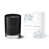 Niven Morgan, Nantucket, Teak and Rose Candle, 11 Ounces