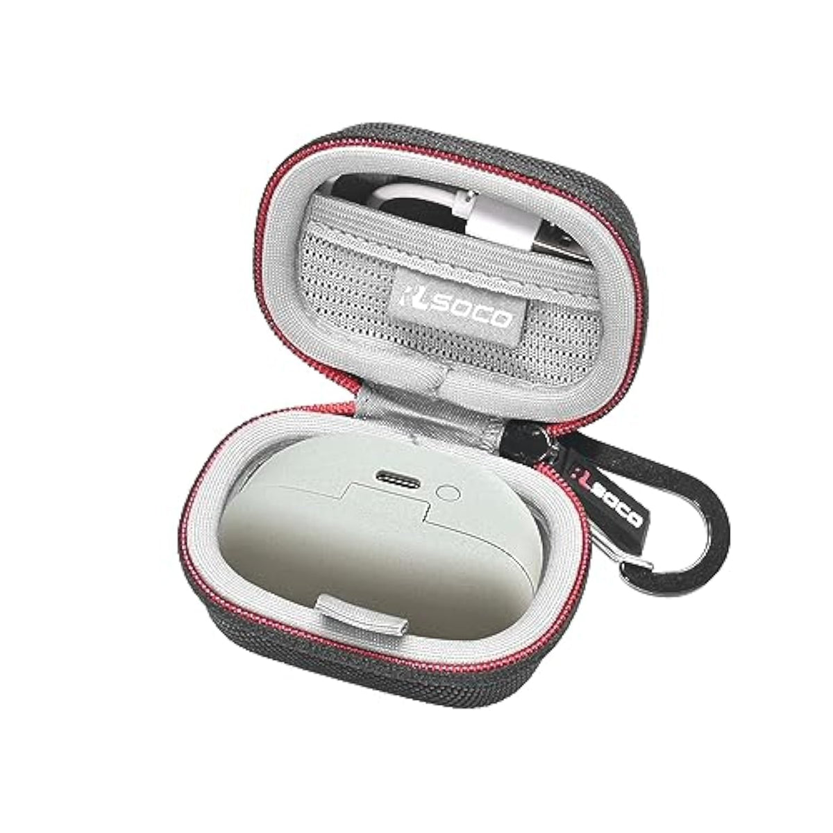 Hard Case For Sony Wf-1000Xm5 The Best Truly Wireless Noise Cancelling Earbuds (Black)