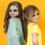 Building Blocks Glasses - Pack Of 6 - Block Mania Building Block Glasses With Extra Bricks For Carnival Supplies, Stocking Stuffers And Birthday Party Favors For Kids