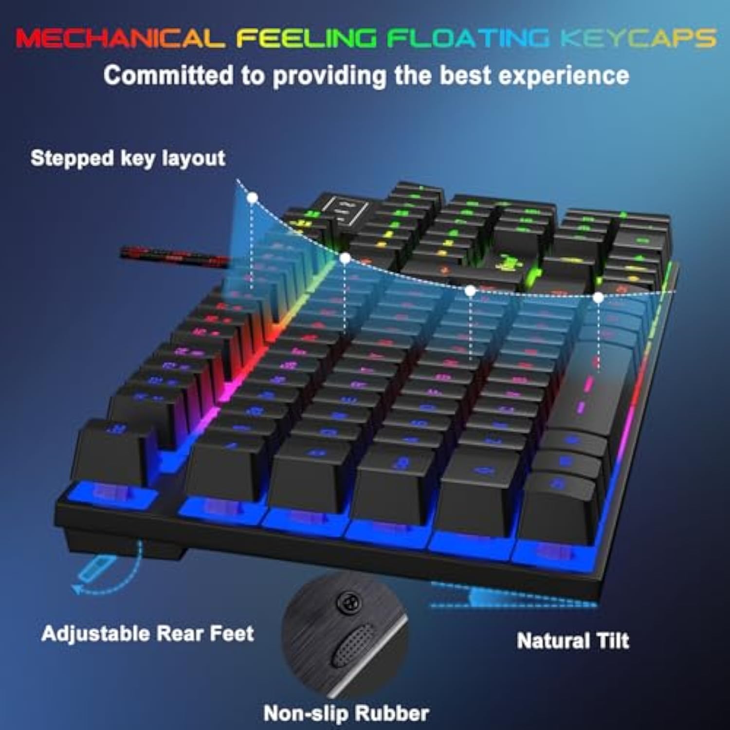 Rgb Gaming Keyboard And Backlit Mouse And Headset Combo, Usb Wired Backlit Keyboard, Led Gaming Mouse Set, Headset With Microphone For Laptop Pc Computer Game And Work