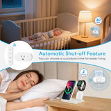 Remote Control Timer Outlet, 30-Minute/2-Hour Countdown, Auto Shut-Off Switch For Lights, Iron, Fan, Coffee Maker, Kitchen & Bedroom Use, 15 A / 1 875 W