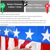 Parade Floats Foil Fringe Skirting Decorations - Pack Of 4 - Each 15" X 10 Feet American Flag Stripes And Stars Metallic Tinsel Patriotic Garland For 4Th Of July, Homecoming Or Christmas Float (4)