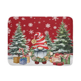 Christmas Dish Drying Mat For Kitchen Counter, Merry Christmas Dish Drying Mat 18 X 24 Inch Xmas Gnomes Absorbent Reversible Microfiber Dish Drying Pad Kitchen Drying Mat For Coffee Bar