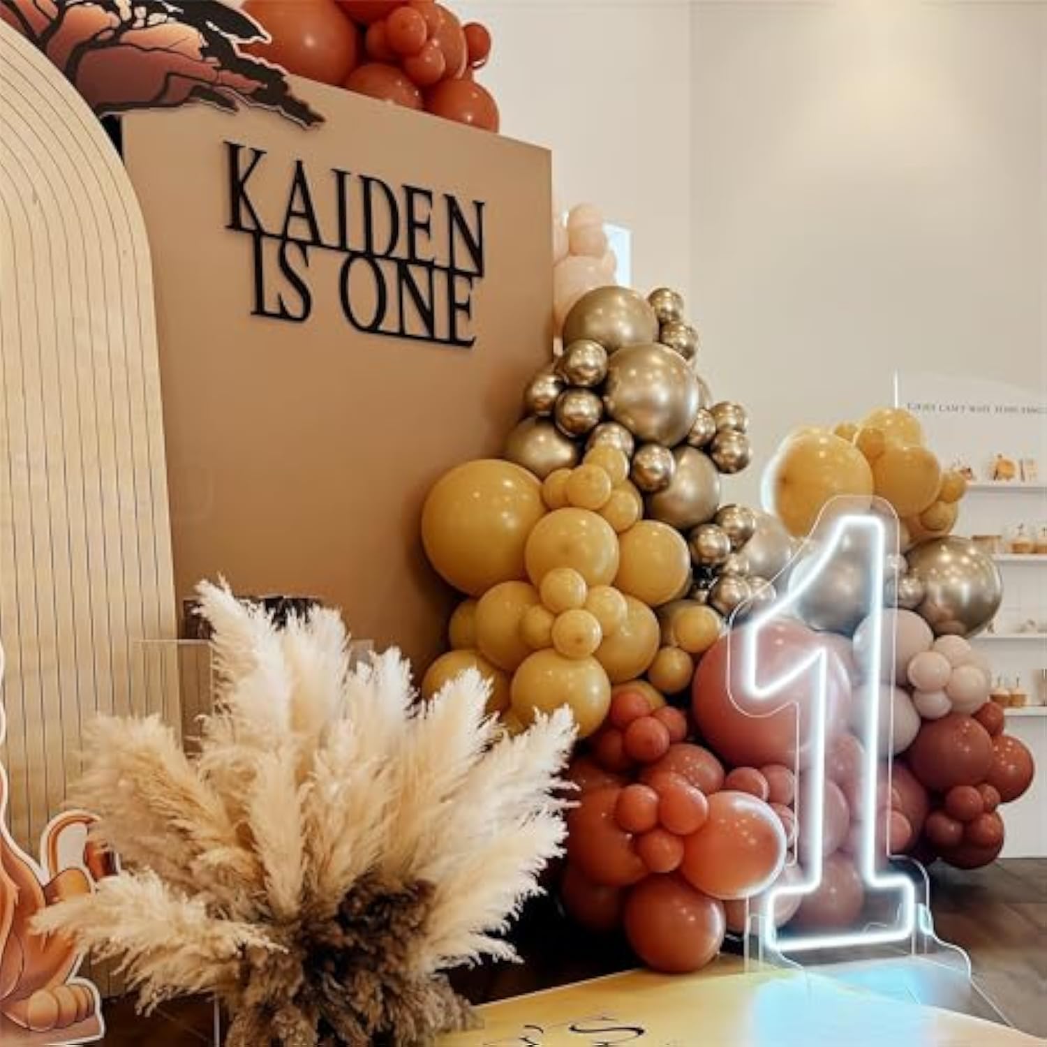 129pcs Fall Balloon Arch Kit Burgundy Orange Yellow Beige Garland for Autumn Party Decor