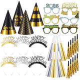 36 Pcs 2026 New Year Party Kit Hats, Noisemakers & Accessories