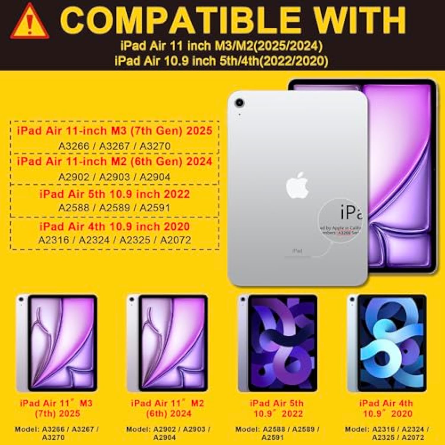 For Ipad Air 5Th Generation Case/Ipad Air 4Th Generation Case 10.9 Inch 2022 2