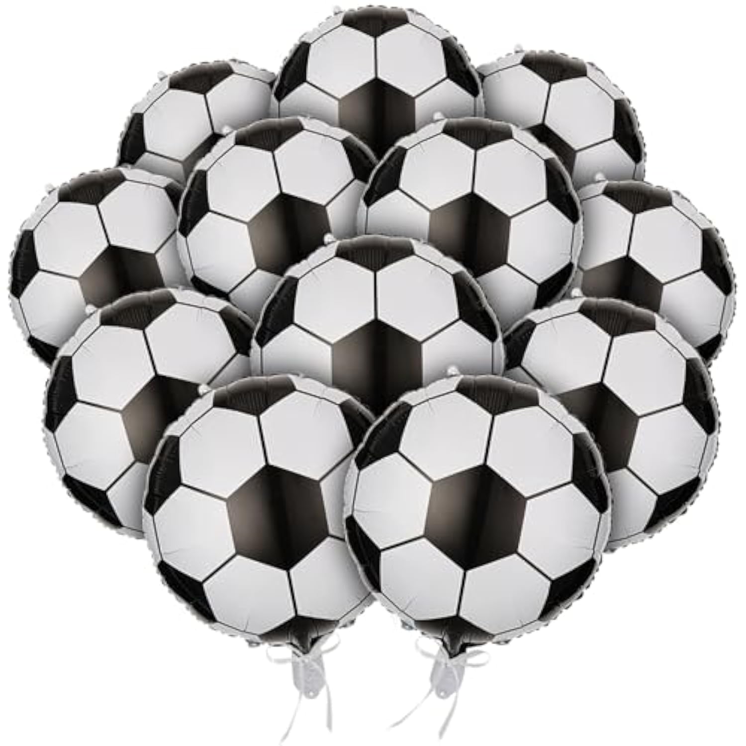 12 Pcs 18 Inch Soccer Balloons Soccer Theme Party Decorations Sports Mylar Balloon For Sports Graduation Birthday Party Decorations