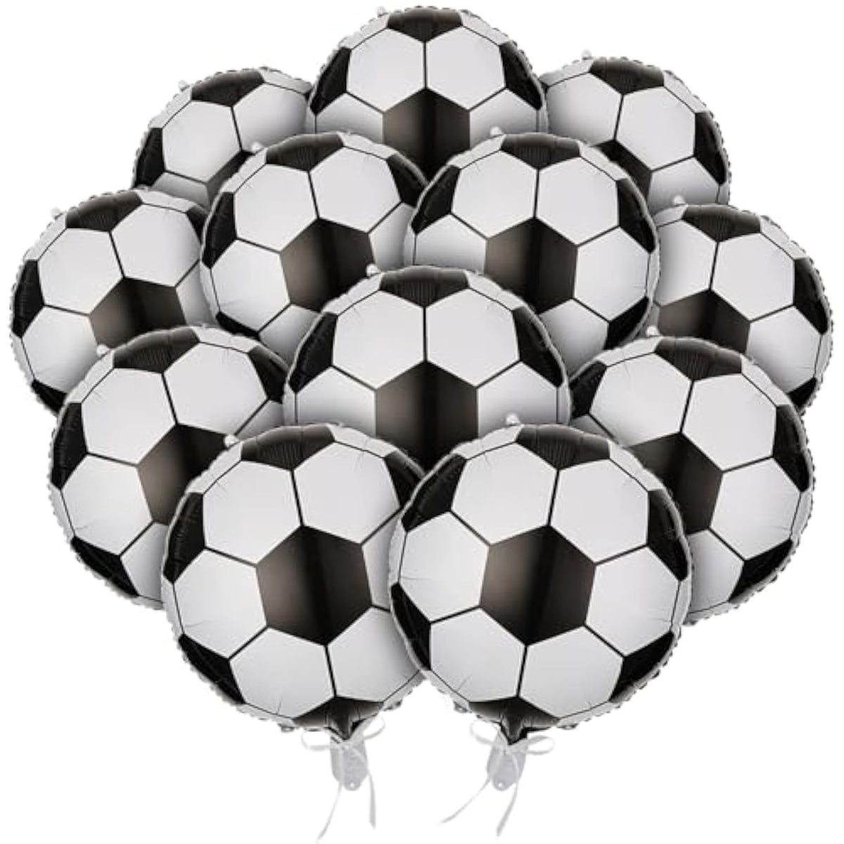 12 Pcs 18 Inch Soccer Balloons Soccer Theme Party Decorations Sports Mylar Balloon For Sports Graduation Birthday Party Decorations