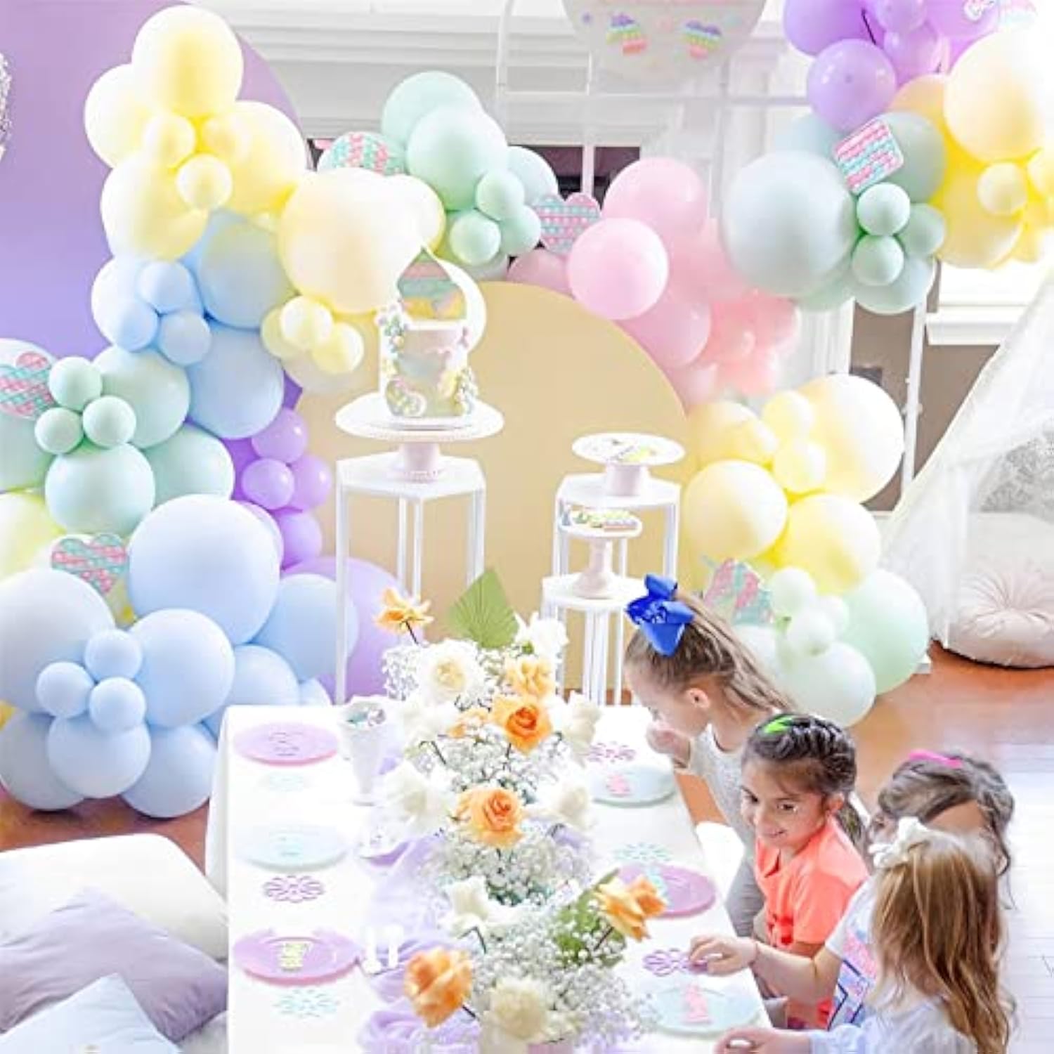 Baby Blue Latex Balloons (105 Pcs): Baby Shower, Birthday Party Decor