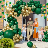 151pcs Green & Gold Balloon Arch Kit for Birthday, Baby Shower  Wedding Decor