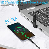 10Gbps Usb 3.1 To Usb C 90° Angle Adapter Usb A Male To Usb C Female L-Shaped