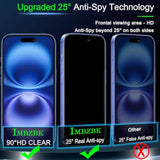 Privacy Screen Protector For Iphone 16 Plus Tempered Glass Accessories With Camera Lens Protector, Anti Spy Case Friendly [3+3 Pack]