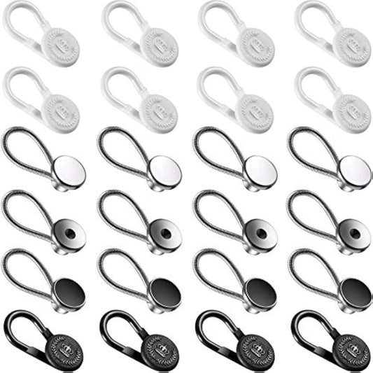 24 Pieces Collar Extenders Elastic Button Extender Neck Extenders For