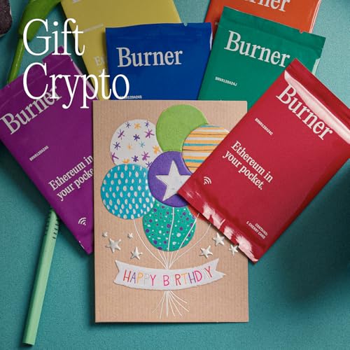 Ethereum Card Physical Reloadable Eth Wallet | No Seed Phrase | Secure Nfc Tap-To-Connect | Browser-Based, Pin Locked & Dapp Compatible | Perfect Crypto Gift For Ethereum Users, 6Pk