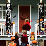 Halloween Decorations Outdoor Indoor Welcome Banners Porch Signs Yard Party Decor