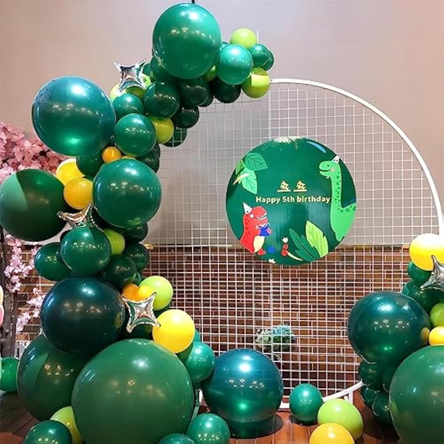 130Pcs Dark Green Balloons Garlands Kit, 18" 12" 10" 5" Different Size