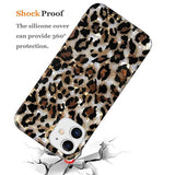 Case Compatible With Iphone 11 6.1-Inch, Luxury Sparkle Translucent Clear Leopard Cheetah Print Pearly Design Soft Silicone Slim Tpu Protective Phone Case Cover For Girls Women (Bling)
