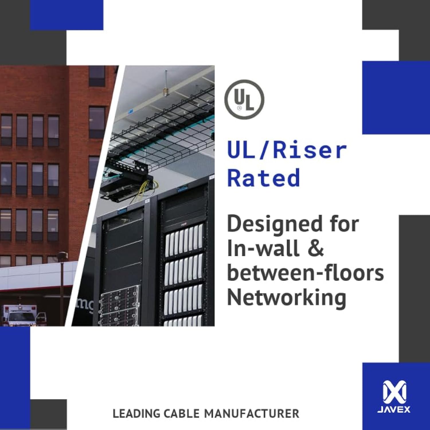 23Awg Cat6A 100% Shielded Ftp [Ul Cmr, For Poe++, 500Ft] Solid Pure Copper 650