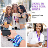 5 Pcs Crossbody Cell Phone Lanyards Universal Adjustable Neck Strap And Phone Patches Compatible With Most Smartphones(Star Pattern,Mixed Color)